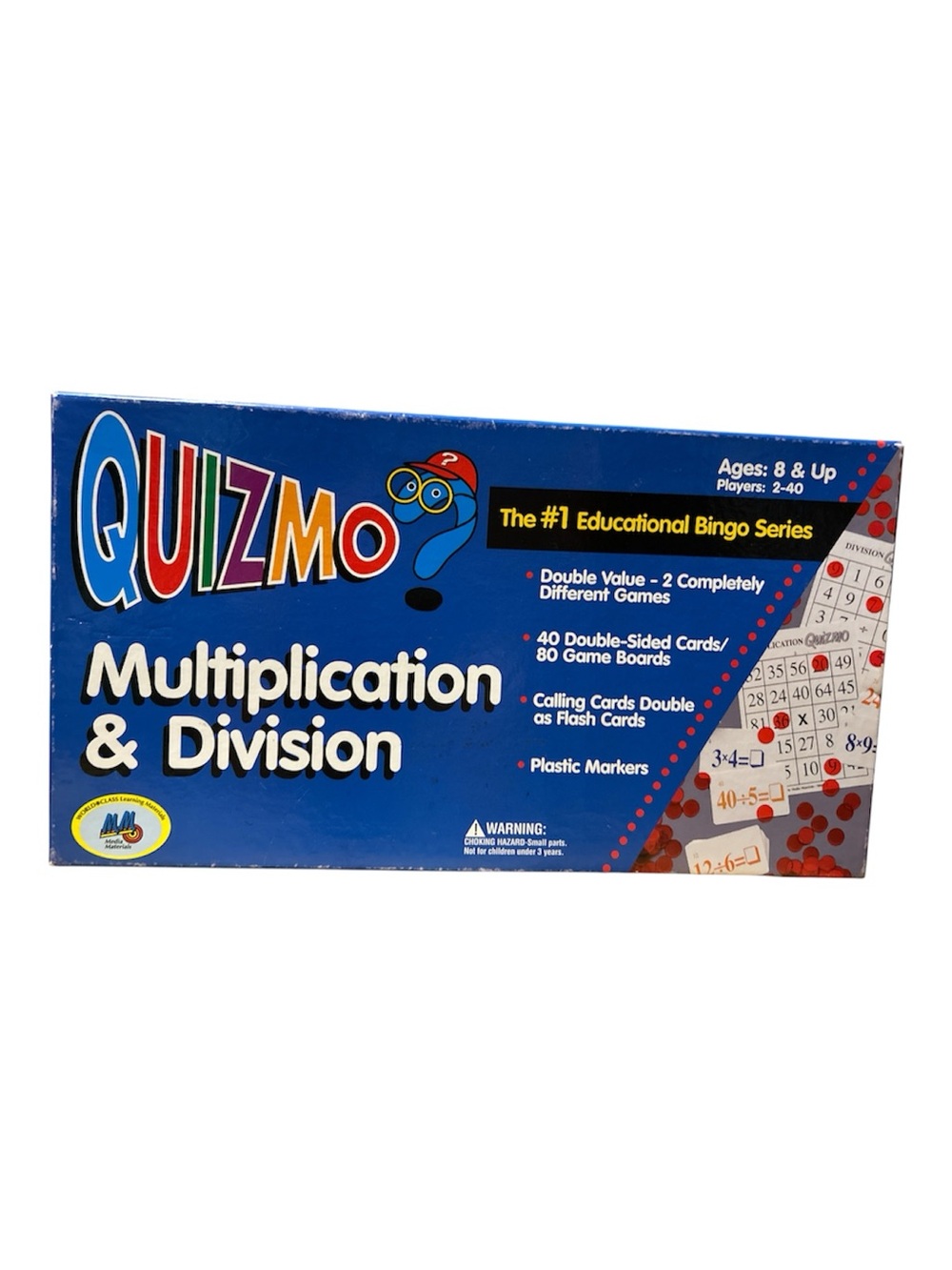 Multiplication & Division Educational Game - Blue